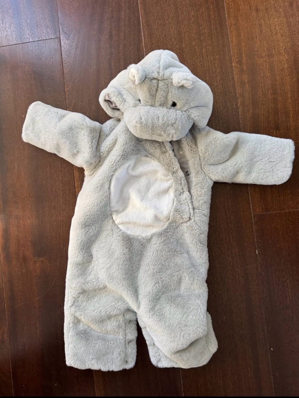 Pottery Barn Baby Hippo Halloween Costume size 0-6 months